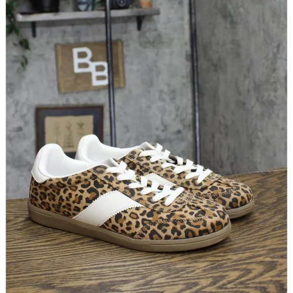 Universal Thread Fashion Sneakers with Memory Foam Insole Light Brown Animal 11M - Picture 1 of 10